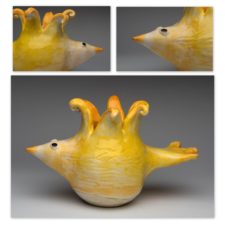 Yellow Bird Vase